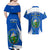 El Salvador Independence Day Couples Matching Off Shoulder Maxi Dress and Hawaiian Shirt Torogoz With Coat Of Arms Proud - Wonder Print Shop