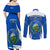 El Salvador Independence Day Couples Matching Off Shoulder Maxi Dress and Long Sleeve Button Shirts Torogoz With Coat Of Arms Proud - Wonder Print Shop