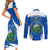 El Salvador Independence Day Couples Matching Short Sleeve Bodycon Dress and Long Sleeve Button Shirts Torogoz With Coat Of Arms Proud - Wonder Print Shop