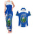 El Salvador Independence Day Couples Matching Tank Maxi Dress And Hawaiian Shirt Torogoz With Coat Of Arms Proud - Wonder Print Shop