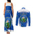 El Salvador Independence Day Couples Matching Tank Maxi Dress and Long Sleeve Button Shirts Torogoz With Coat Of Arms Proud - Wonder Print Shop