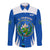 El Salvador Independence Day Long Sleeve Button Shirt Torogoz With Coat Of Arms Proud - Wonder Print Shop