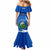 El Salvador Independence Day Mermaid Dress Torogoz With Coat Of Arms Proud - Wonder Print Shop