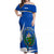 El Salvador Independence Day Off Shoulder Maxi Dress Torogoz With Coat Of Arms Proud - Wonder Print Shop