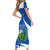 El Salvador Independence Day Short Sleeve Bodycon Dress Torogoz With Coat Of Arms Proud - Wonder Print Shop