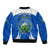 El Salvador Independence Day Sleeve Zip Bomber Jacket Torogoz With Coat Of Arms Proud - Wonder Print Shop