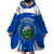 El Salvador Independence Day Wearable Blanket Hoodie Torogoz With Coat Of Arms Proud - Wonder Print Shop