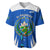 Custom El Salvador Independence Day Baseball Jersey Torogoz With Coat Of Arms Proud - Wonder Print Shop