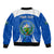 Custom El Salvador Independence Day Bomber Jacket Torogoz With Coat Of Arms Proud - Wonder Print Shop