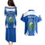 Custom El Salvador Independence Day Couples Matching Puletasi Dress and Hawaiian Shirt Torogoz With Coat Of Arms Proud - Wonder Print Shop