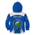 Custom El Salvador Independence Day Kid Hoodie Torogoz With Coat Of Arms Proud - Wonder Print Shop