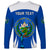 Custom El Salvador Independence Day Long Sleeve Shirt Torogoz With Coat Of Arms Proud - Wonder Print Shop