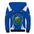 Custom El Salvador Independence Day Sherpa Hoodie Torogoz With Coat Of Arms Proud - Wonder Print Shop