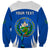 Custom El Salvador Independence Day Sweatshirt Torogoz With Coat Of Arms Proud - Wonder Print Shop