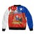 Chile Independence Day Bomber Jacket Chilean Copihue Felices Fiestas Patrias - Wonder Print Shop