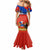 Chile Independence Day Mermaid Dress Chilean Copihue Felices Fiestas Patrias - Wonder Print Shop