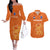 Netherlands Football Couples Matching Off The Shoulder Long Sleeve Dress and Hawaiian Shirt Go Oranje 2023 World Cup - Wonder Print Shop