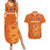 Netherlands Football Couples Matching Summer Maxi Dress and Hawaiian Shirt Go Oranje 2023 World Cup - Wonder Print Shop