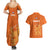 Netherlands Football Couples Matching Summer Maxi Dress and Hawaiian Shirt Go Oranje 2023 World Cup - Wonder Print Shop