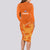 Netherlands Football Long Sleeve Bodycon Dress Go Oranje 2023 World Cup - Wonder Print Shop