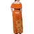 Netherlands Football Off Shoulder Maxi Dress Go Oranje 2023 World Cup - Wonder Print Shop