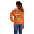 Netherlands Football Off Shoulder Sweater Go Oranje 2023 World Cup - Wonder Print Shop