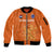 Netherlands Football Sleeve Zip Bomber Jacket Go Oranje 2023 World Cup - Wonder Print Shop