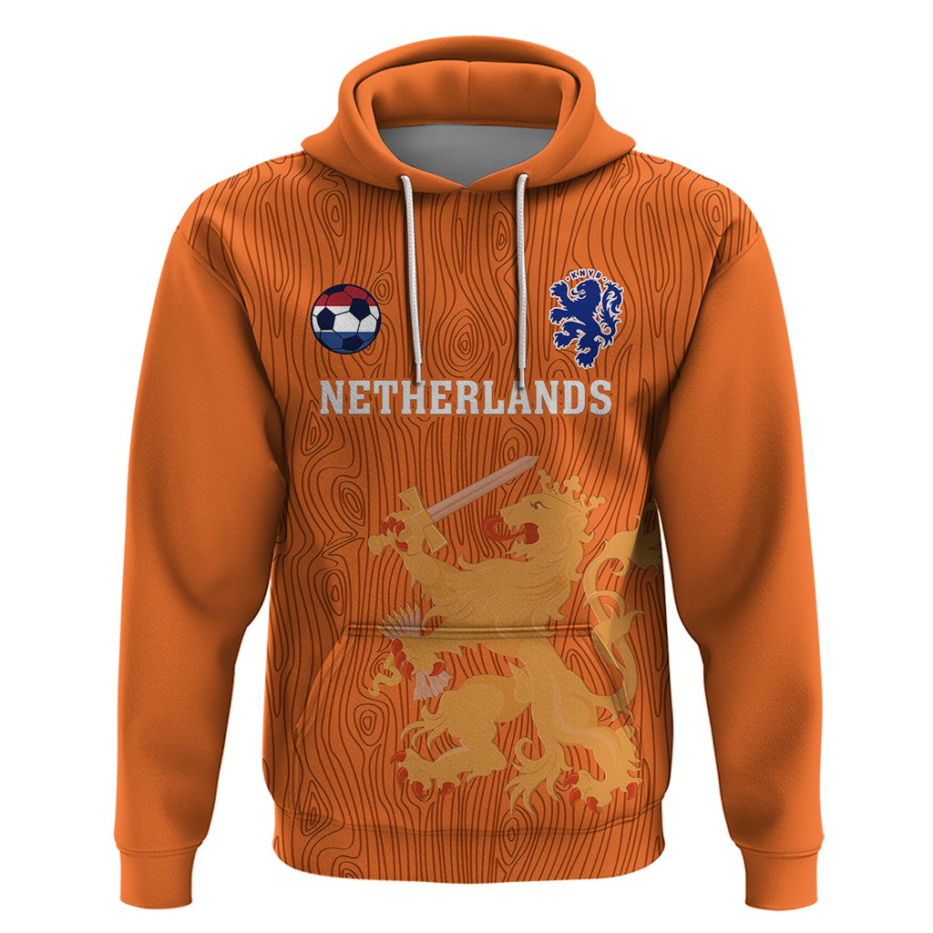 Custom Netherlands Football Hoodie Go Oranje 2023 World Cup - Wonder Print Shop