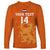 Custom Netherlands Football Long Sleeve Shirt Go Oranje 2023 World Cup - Wonder Print Shop