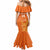 Custom Netherlands Football Mermaid Dress Go Oranje 2023 World Cup - Wonder Print Shop