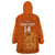 Custom Netherlands Football Wearable Blanket Hoodie Go Oranje 2023 World Cup - Wonder Print Shop