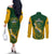 south-africa-rugby-couples-matching-off-the-shoulder-long-sleeve-dress-and-long-sleeve-button-shirts-go-springboks-kente-pattern-with-bokke