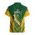 South Africa Rugby Hawaiian Shirt Go Springboks Kente Pattern With Bokke - Wonder Print Shop