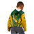 South Africa Rugby Kid Hoodie Go Springboks Kente Pattern With Bokke - Wonder Print Shop