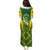 South Africa Rugby Puletasi Go Springboks Kente Pattern With Bokke - Wonder Print Shop