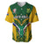 Custom South Africa Rugby Baseball Jersey Go Springboks Kente Pattern With Bokke - Wonder Print Shop