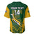 Custom South Africa Rugby Baseball Jersey Go Springboks Kente Pattern With Bokke - Wonder Print Shop