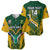 Custom South Africa Rugby Baseball Jersey Go Springboks Kente Pattern With Bokke - Wonder Print Shop