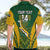 Custom South Africa Rugby Hawaiian Shirt Go Springboks Kente Pattern With Bokke - Wonder Print Shop