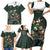 South Africa Rugby Family Matching Short Sleeve Bodycon Dress and Hawaiian Shirt Springboks 4th Champions World Cup Proud Bokke - Wonder Print Shop