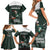 South Africa Rugby Family Matching Short Sleeve Bodycon Dress and Hawaiian Shirt Springboks 4th Champions World Cup Proud Bokke - Wonder Print Shop