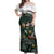 South Africa Rugby Off Shoulder Maxi Dress Springboks 4th Champions World Cup Proud Bokke - Wonder Print Shop