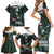 Custom South Africa Rugby Family Matching Short Sleeve Bodycon Dress and Hawaiian Shirt Springboks 4th Champions World Cup Proud Bokke - Wonder Print Shop