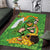 Personalised Ireland Rugby 2025 Area Rug Irish Leprechaun Saint Patrick's Day