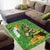 Personalised Ireland Rugby 2025 Area Rug Irish Leprechaun Saint Patrick's Day