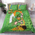 Personalised Ireland Rugby 2025 Bedding Set Irish Leprechaun Saint Patrick's Day