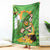 Personalised Ireland Rugby 2025 Blanket Irish Leprechaun Saint Patrick's Day