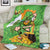 Personalised Ireland Rugby 2025 Blanket Irish Leprechaun Saint Patrick's Day