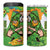 Personalised Ireland Rugby 2025 4 in 1 Can Cooler Tumbler Irish Leprechaun Saint Patrick's Day