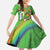 Personalised Ireland Rugby 2025 Family Matching Mermaid Dress and Hawaiian Shirt Irish Leprechaun Saint Patrick's Day